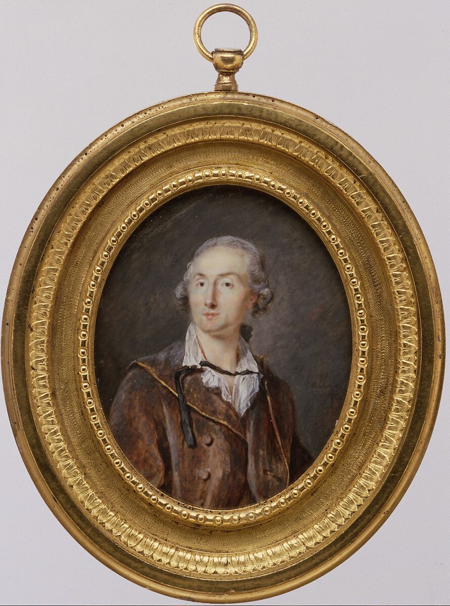 The Painter Louis Joseph Maurice (1730–1820), Peter Adolf Hall (Swedish, 1739–1793), Ivory 