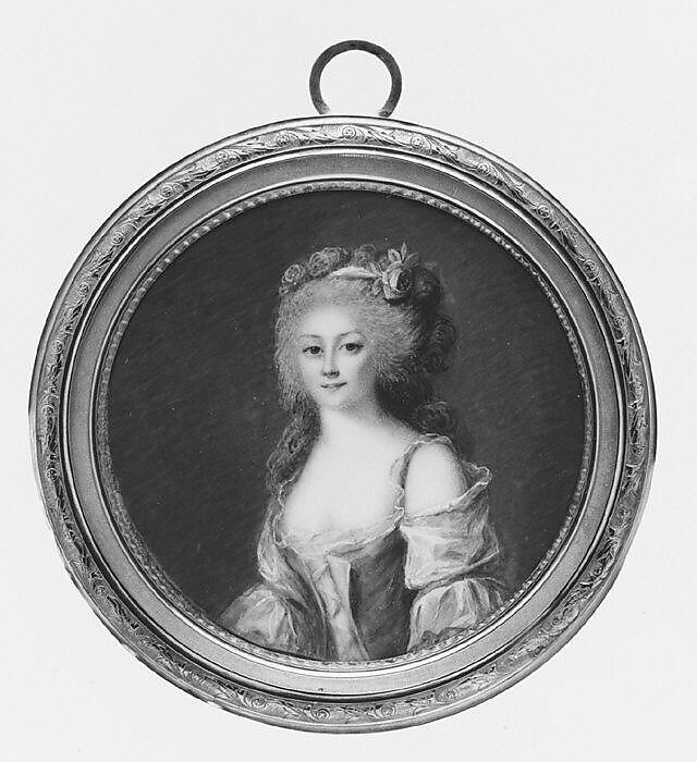 Portrait of a Woman, Style of Peter Adolf Hall (ca. 1780), Ivory 