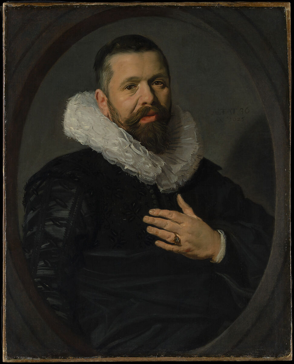 Portrait of a Bearded Man with a Ruff, Frans Hals  Dutch, Oil on canvas