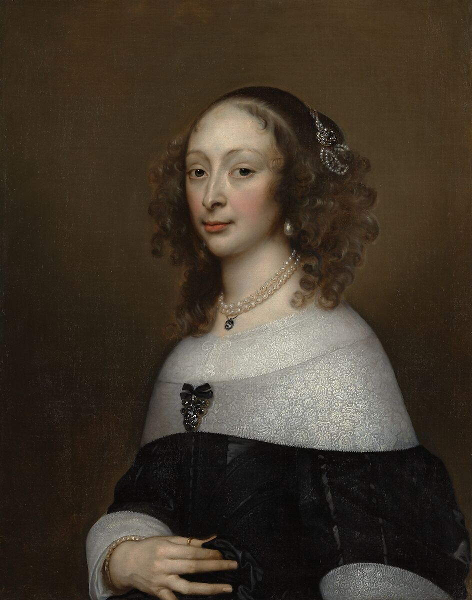 Portrait of a Woman, Adriaen Hanneman (Dutch, The Hague 1603/4–1671 The Hague), Oil on canvas 