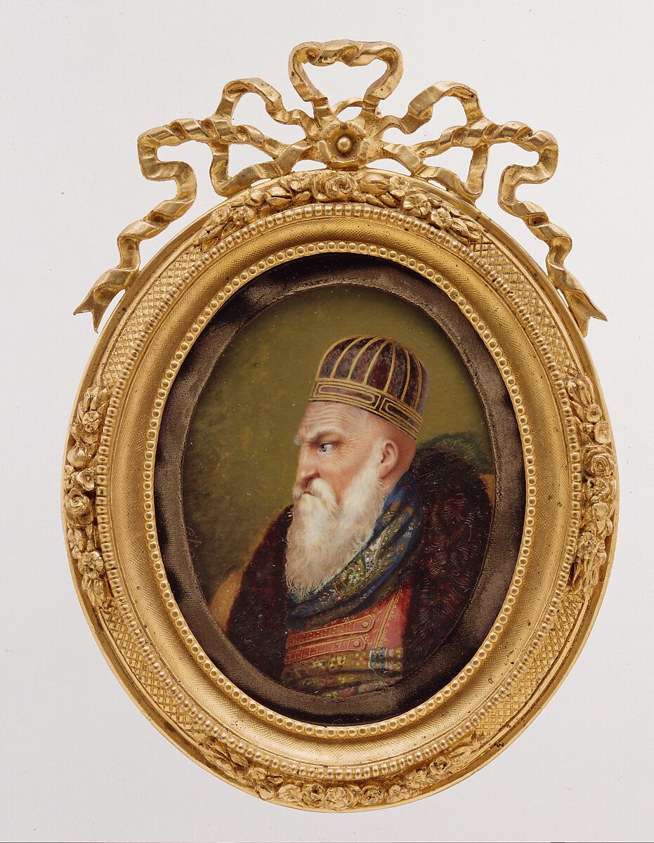Ali Pasha (born about 1741, died 1822), Jacob Ritter von Hartmann (German, 1795–1873), Ivory 