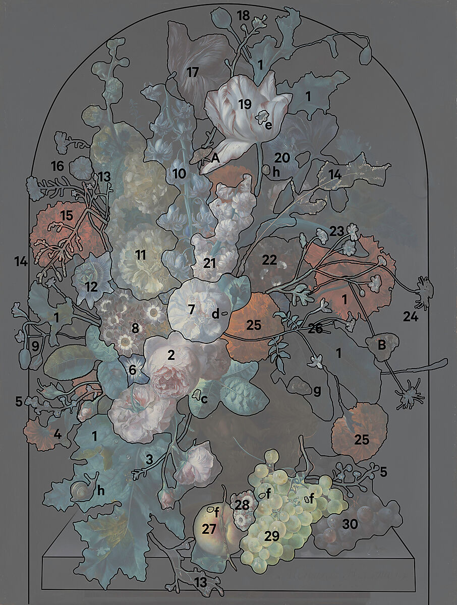 A Vase of Flowers, Margareta Haverman (Dutch, Breda 1693–1722 or later), Oil on wood