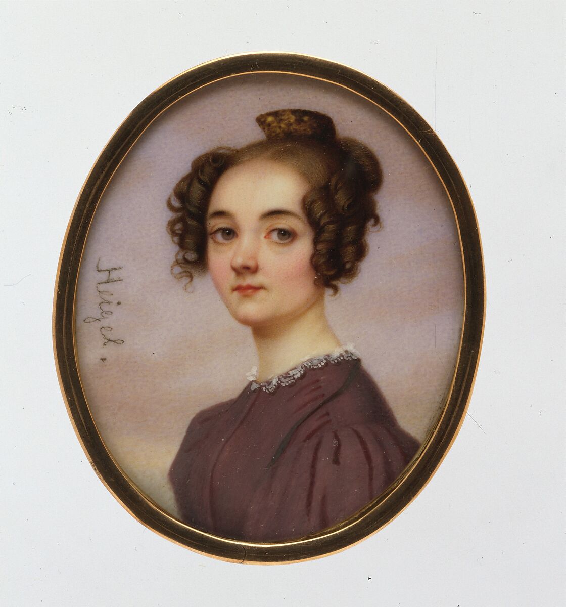 Lola Montez (1818–1861), Attributed to Josef Heigel (German, 1780–1837), Ivory 