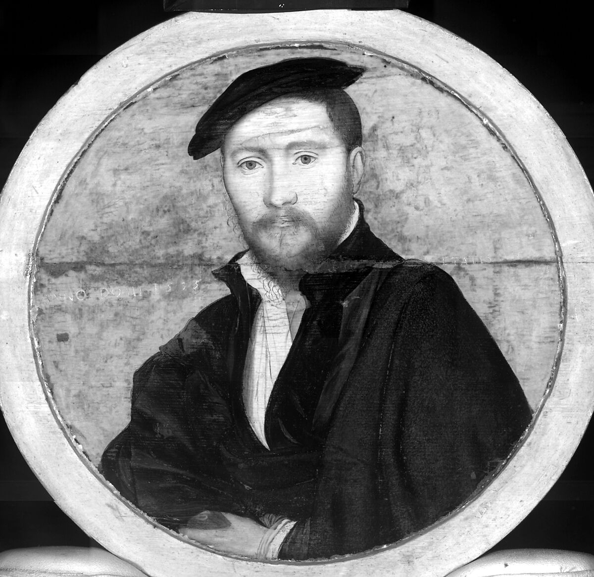 Portrait of a Man (Sir Ralph Sadler?), Workshop of Hans Holbein the Younger (German, Augsburg 1497/98–1543 London), Oil and gold on oak