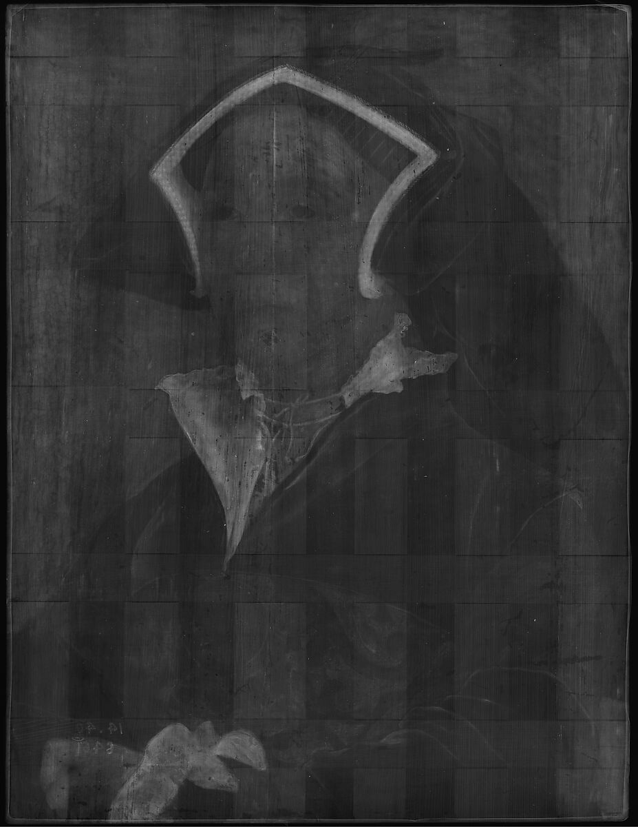 Lady Rich (Elizabeth Jenks, died 1558), Workshop of Hans Holbein the Younger, Oil and gold on oak