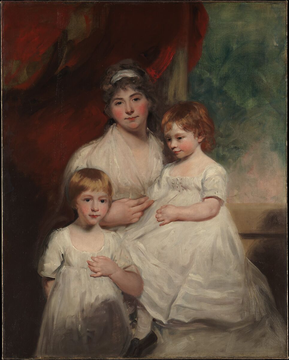 Mrs. John Garden (Ann Garden, 1769–1842) and Her Children, John (1796–1854) and Ann Margaret (born 1793), John Hoppner (British, London 1758–1810 London), Oil on canvas 
