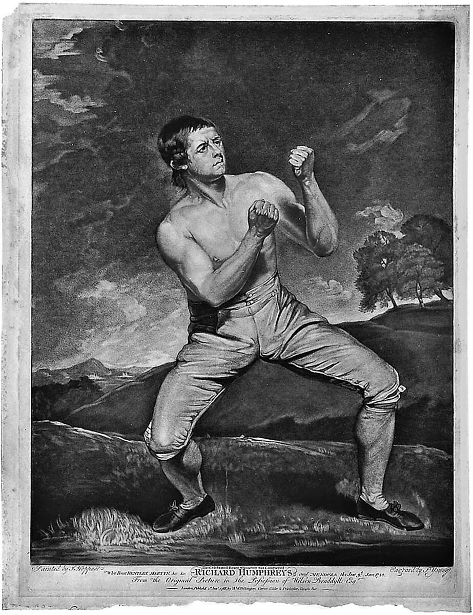 Richard Humphreys, the Boxer, John Hoppner (British, London 1758–1810 London), Oil on canvas