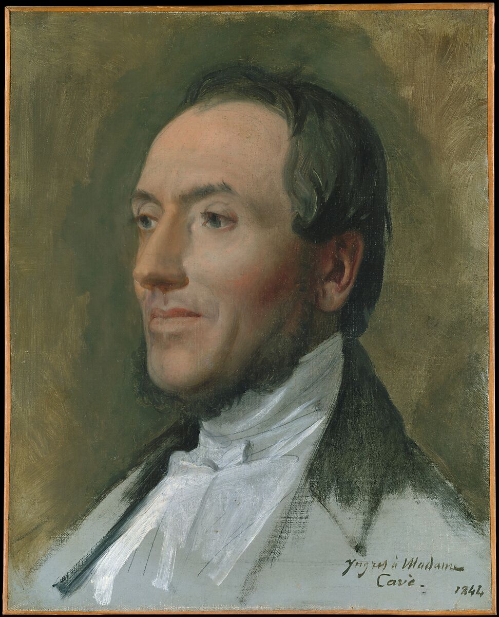 Edmond CavÃ© (1794â€“1852), Jean Auguste Dominique Ingres (French, Montauban 1780â€“1867 Paris), Oil on canvas