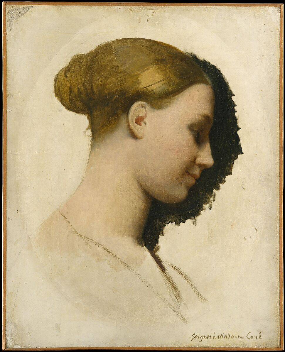 Madame Edmond Cavé (Marie-Élisabeth Blavot, born 1810), Jean Auguste Dominique Ingres (French, Montauban 1780–1867 Paris), Oil on canvas 