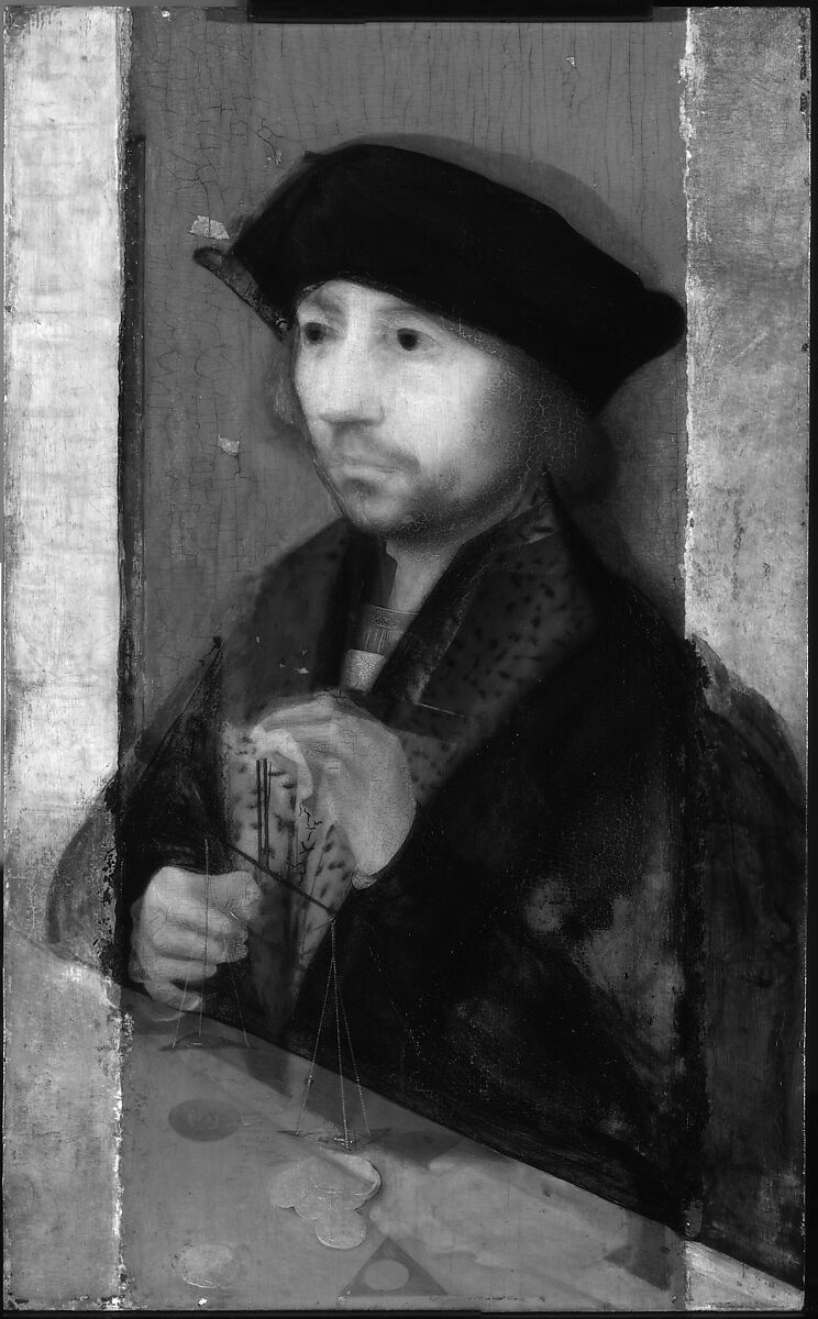 Man Weighing Gold, Adriaen Isenbrant (Netherlandish, active by 1510–died 1551 Bruges), Oil on wood
