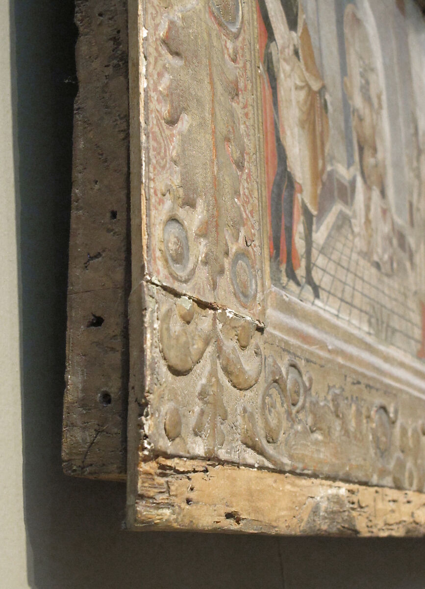 Scenes from the Life of King Nebuchadnezzar, Nicola di Maestro Antonio d'Ancona (Italian, Marchigian, active by 1472–died 1510/11), Tempera on wood, embossed and gilt ornament