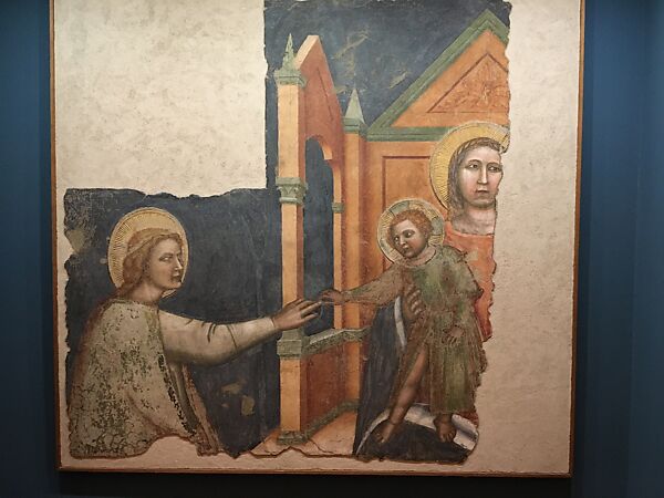 Two Angels, North Italian Painter (Verona?) (ca. 1330), Fresco