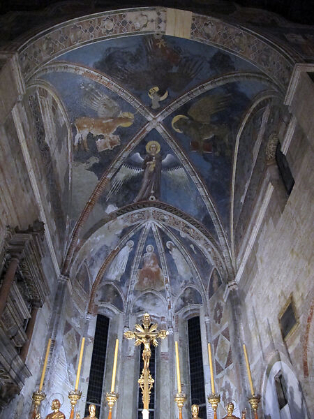 Two Angels, North Italian Painter (Verona?) (ca. 1330), Fresco