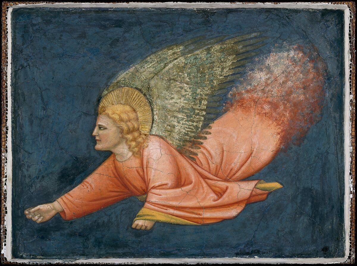 Two Angels, North Italian Painter (Verona?) (ca. 1330), Fresco