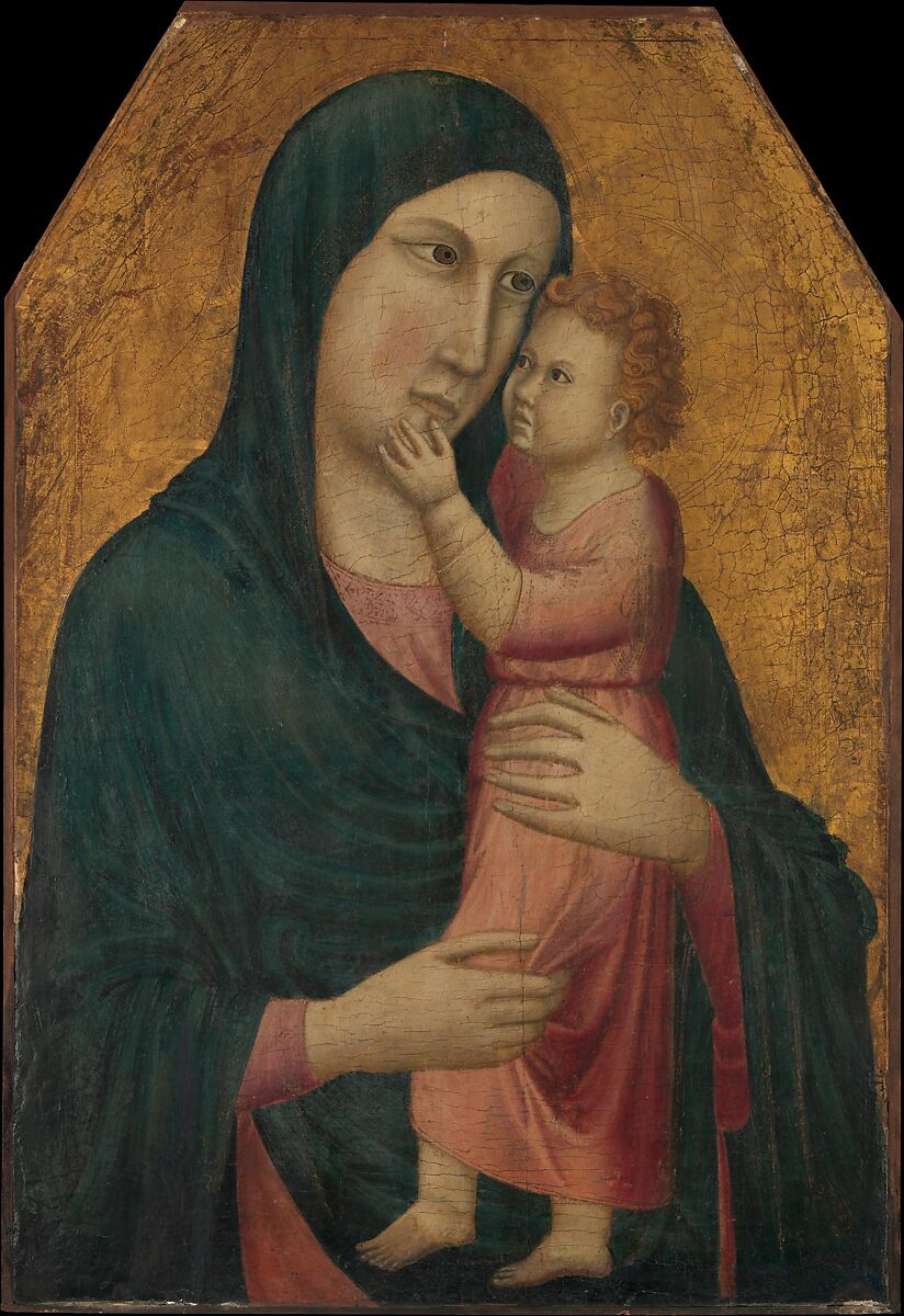Madonna and Child, Italian (Florentine or Paduan) Painter (Cheyo da Firenze?) (ca. 1307–17), Tempera on wood, gold ground 