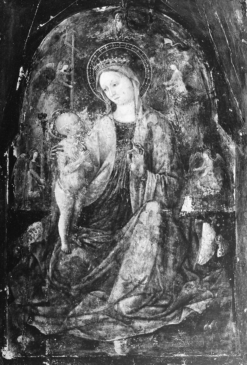 Madonna and Child, Italian (Venetian) Painter (second quarter 15th century), Tempera on wood 