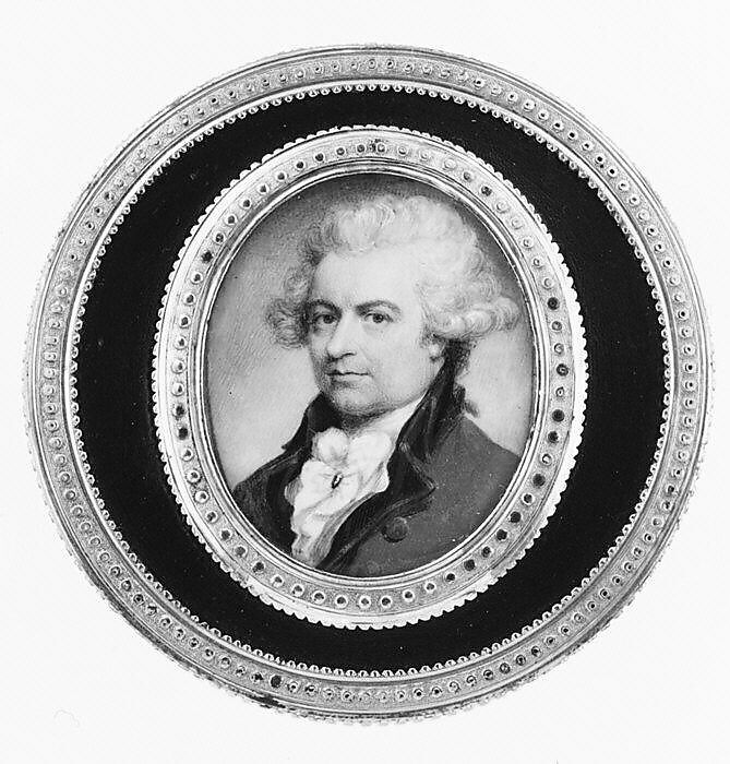 Portrait of a Man, Attributed to Philip Jean (British, 1755–1802), Ivory 