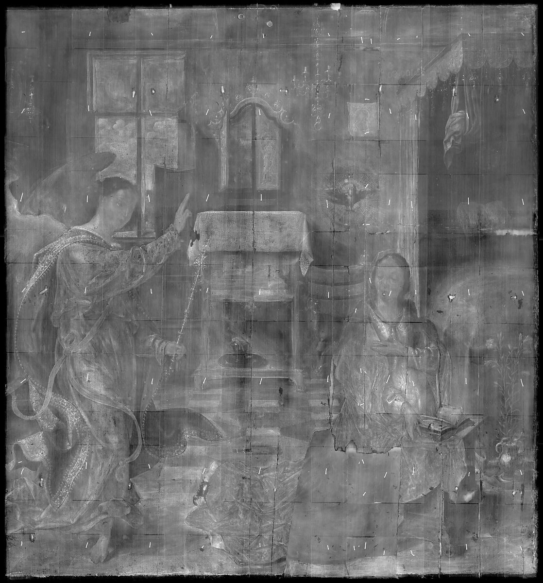 The Annunciation, Joos van Cleve (Netherlandish, Cleve ca. 1485–1540/41 Antwerp), Oil on wood