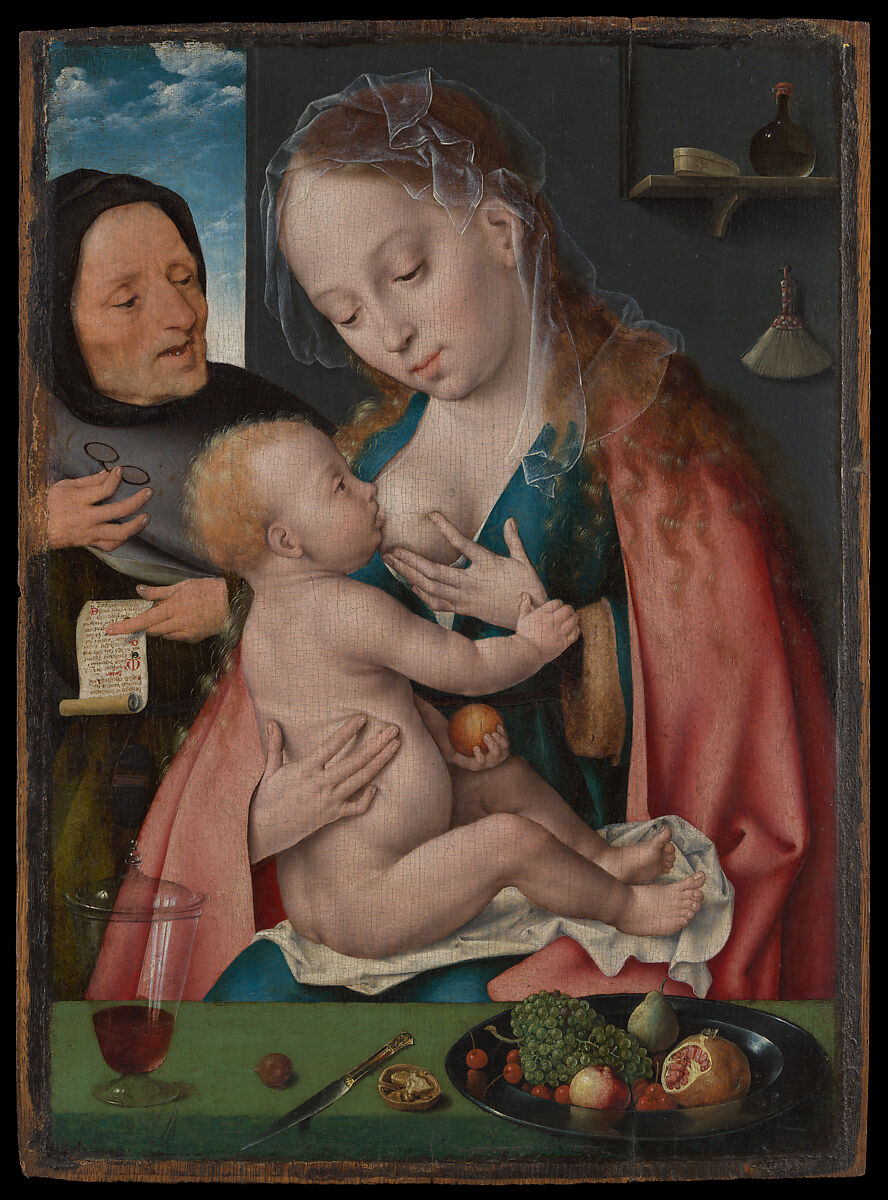 The Holy Family, Joos van Cleve (Netherlandish, Cleve ca. 1485–1540/41 Antwerp), Oil on wood 