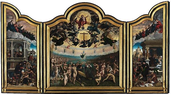 The Last Judgment, Joos van Cleve (Netherlandish, Cleve ca. 1485–1540/41 Antwerp), Oil on wood