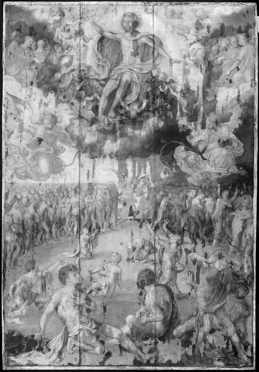 The Last Judgment, Joos van Cleve (Netherlandish, Cleve ca. 1485–1540/41 Antwerp), Oil on wood