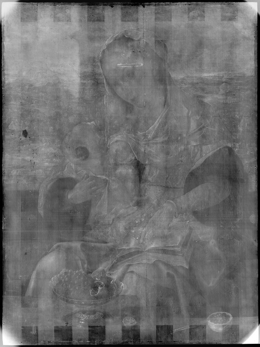 Virgin and Child, Joos van Cleve (Netherlandish, Cleve ca. 1485–1540/41 Antwerp) and a collaborator, Oil on wood