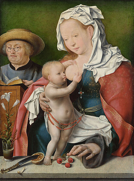 The Holy Family, Workshop of Joos van Cleve (Netherlandish, Cleve ca. 1485–1540/41 Antwerp), Oil on wood