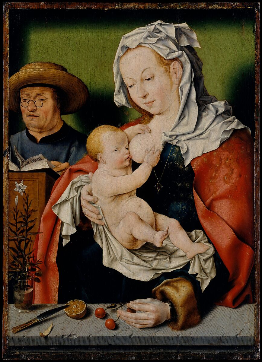 The Holy Family, Workshop of Joos van Cleve (Netherlandish, Cleve ca. 1485–1540/41 Antwerp), Oil on wood 