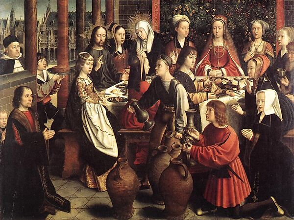 The Marriage Feast at Cana, Juan de Flandes (Netherlandish, active by 1496–died 1519 Palencia), Oil on wood