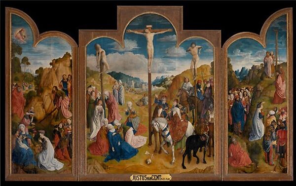 The Adoration of the Magi, Joos van Wassenhove (Netherlandish, active by 1460–died ca. 1480), Distemper on canvas