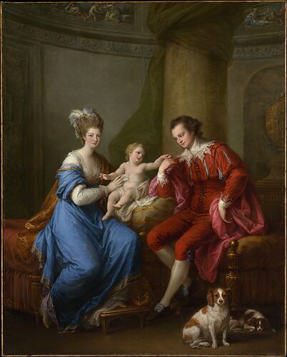 Edward Smith Stanley (1752–1834), Twelfth Earl of Derby, Elizabeth, Countess of Derby (Lady Elizabeth Hamilton, 1753–1797), and Their Son (Edward Smith Stanley, 1775–1851)