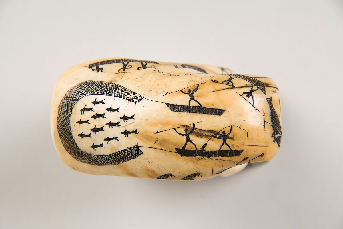 Scraper, Nephrite, spinach-green, North America (Alaska)