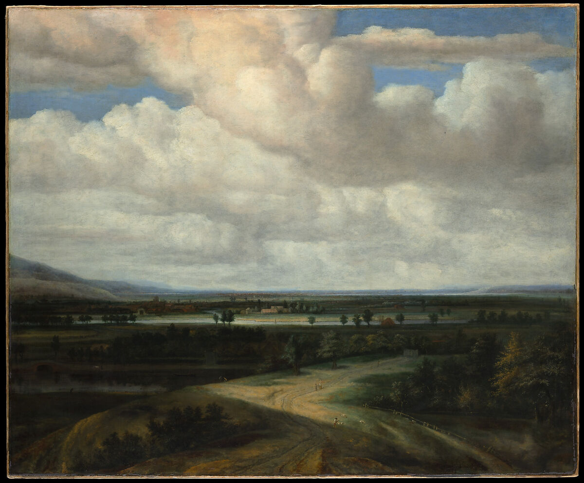 Philips Koninck A Panoramic Landscape With A Country Estate The