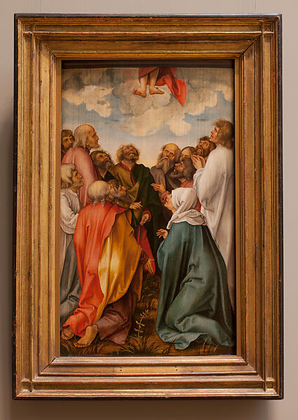 The Ascension of Christ, Hans Süss von Kulmbach (German, Kulmbach ca. 1480–1522 Nuremberg), Oil on fir