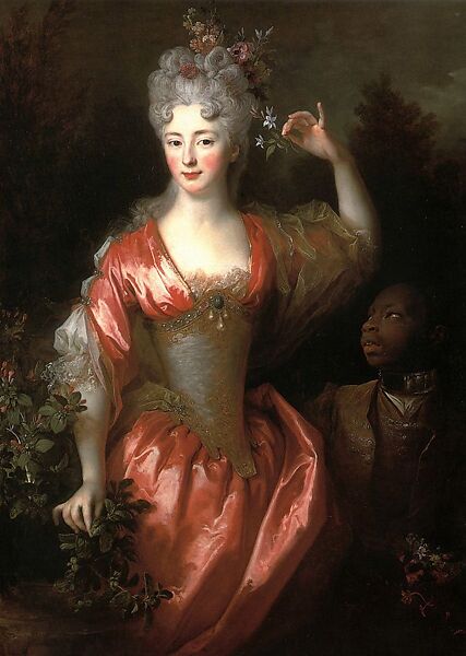 Portrait of a Woman and an Enslaved Servant, Nicolas de Largillierre (or Largillière) (French, Paris 1656–1746 Paris), Oil on canvas