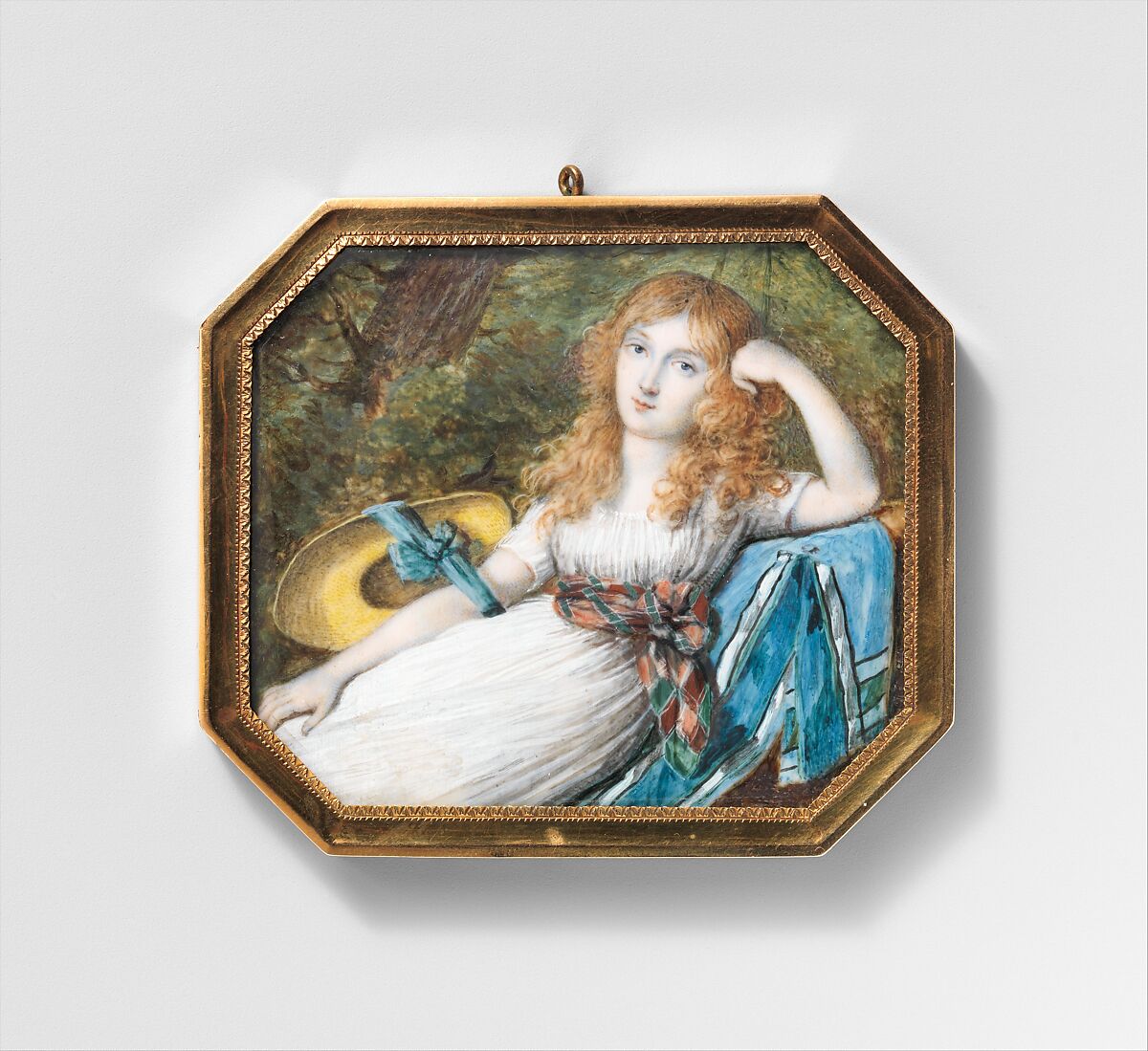 Portrait of a Young Woman, Attributed to Jean Antoine Laurent (French, 1763–1832), Ivory 