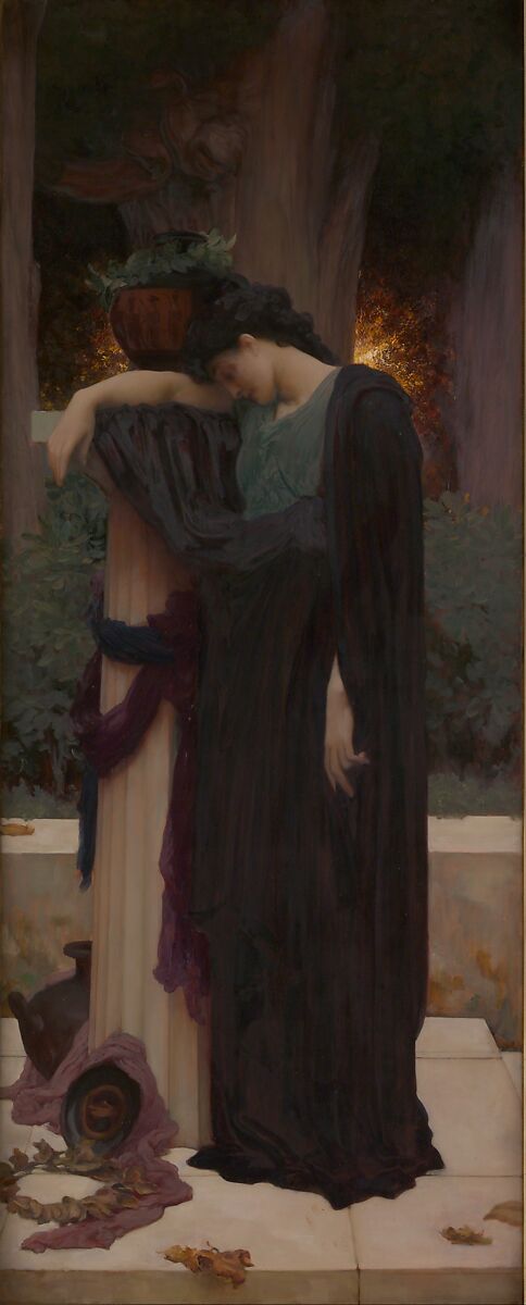 Lachrymae, Frederic, Lord Leighton (British, Scarborough 1830–1896 London), Oil on canvas 