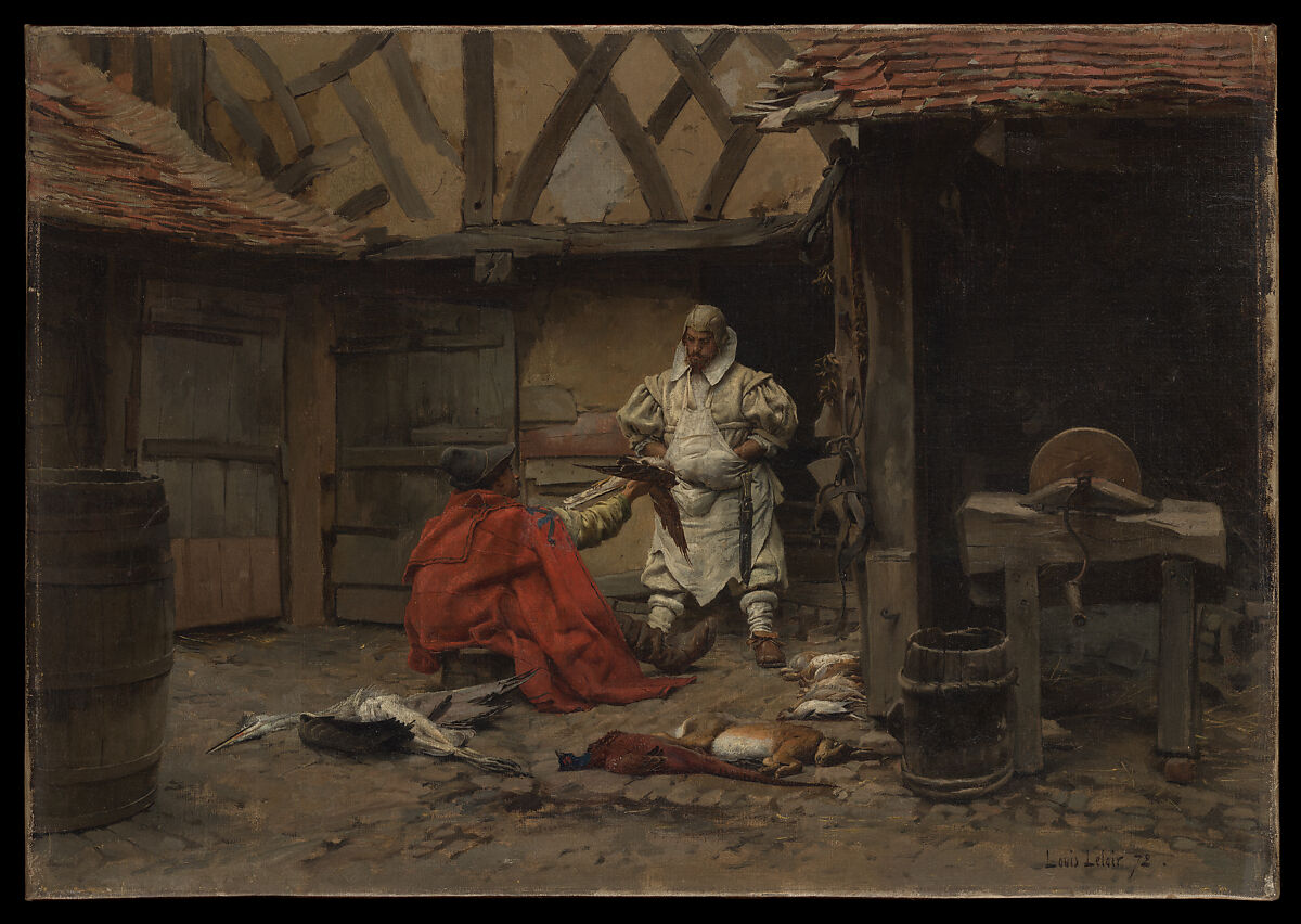 Choosing the Dinner, Alexandre-Louis Leloir (French, Paris 1843–1884 Paris), Oil on canvas 