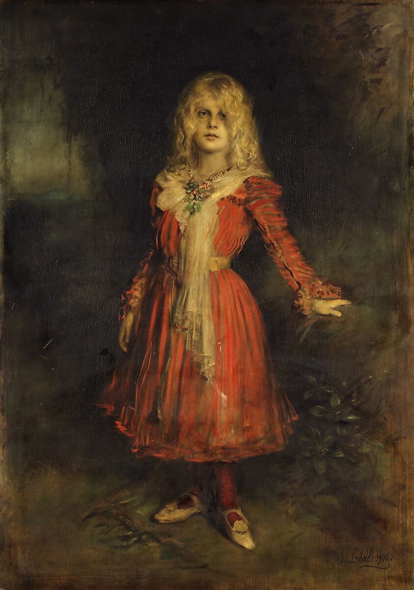 Marion Lenbach (1892–1947), the Artist's Daughter, Franz von Lenbach (German, Schrobenhausen 1836–1904 Munich), Oil on canvas 