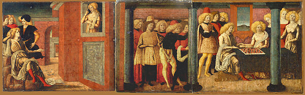 The Chess Players, Liberale da Verona (Italian, Verona ca. 1445–1527/29 Verona), Tempera on wood