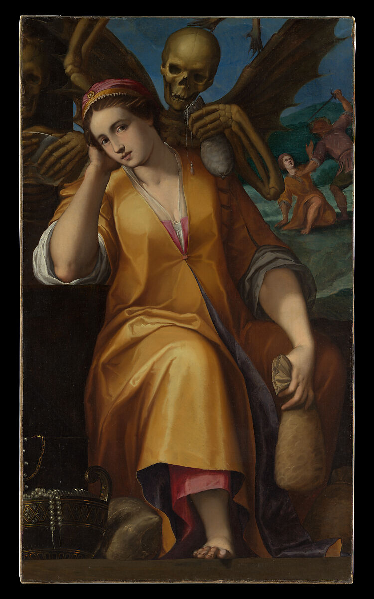 Allegory of Avarice, Jacopo Ligozzi (Italian, Verona 1547–1627 Florence), Oil on canvas 