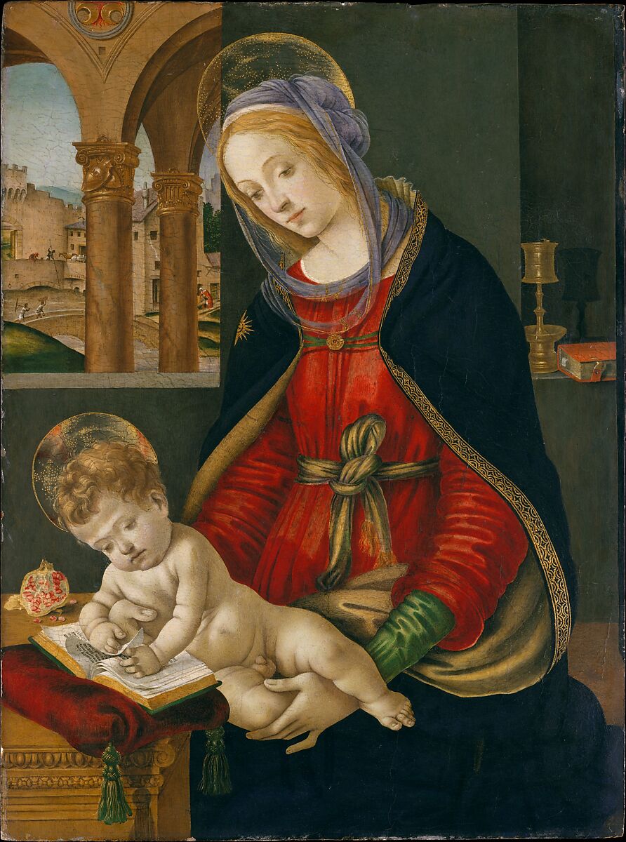 Madonna and Child, Filippino Lippi (Italian, Prato ca. 1457–1504 Florence), Tempera, oil, and gold on wood