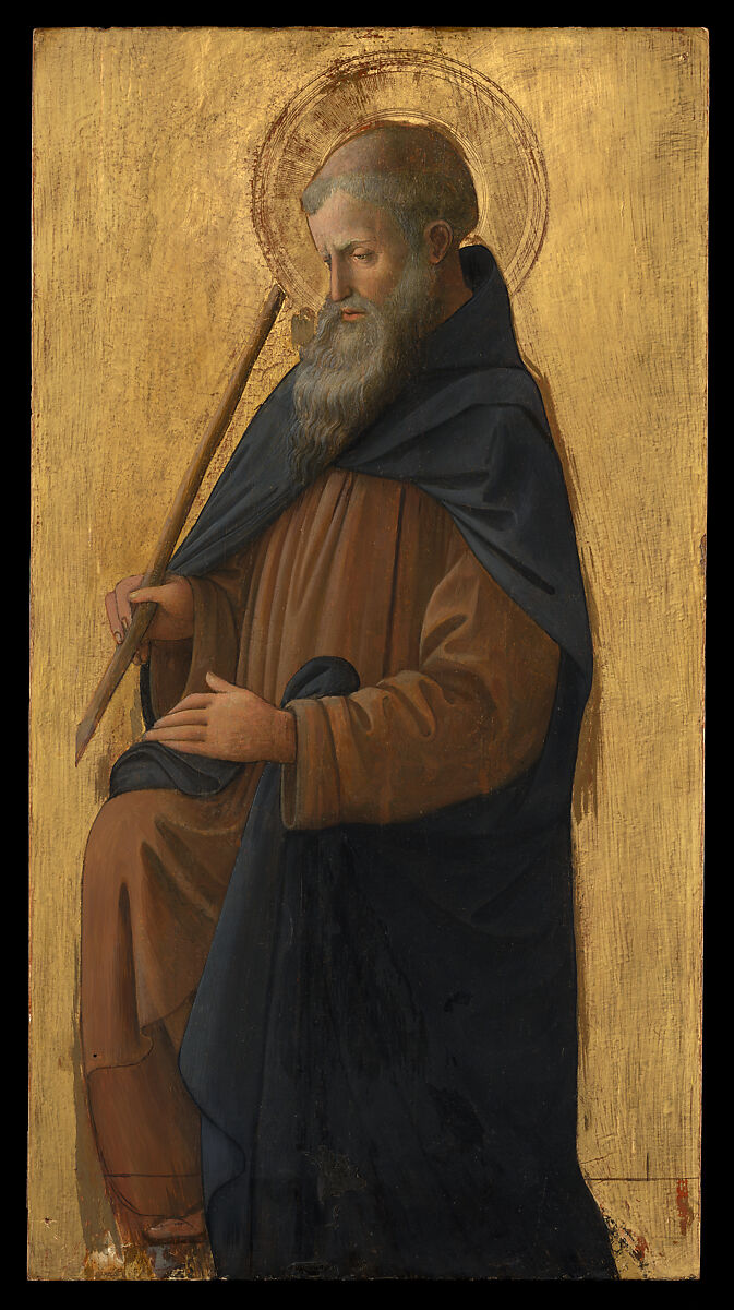 Saint Lawrence Enthroned with Saints and Donors, Fra Filippo Lippi (Italian, Florence ca. 1406–1469 Spoleto), Tempera on wood, gold ground