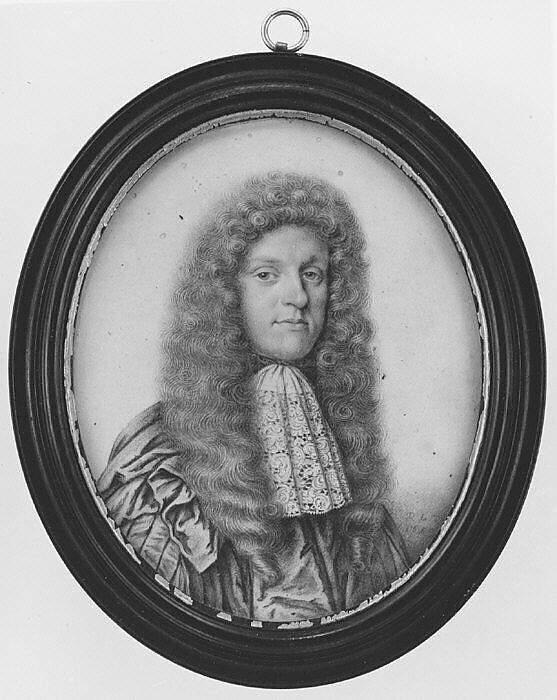 Portrait of a Man, David Loggan (British, Gdansk 1634–1692 London), Plumbago on vellum 