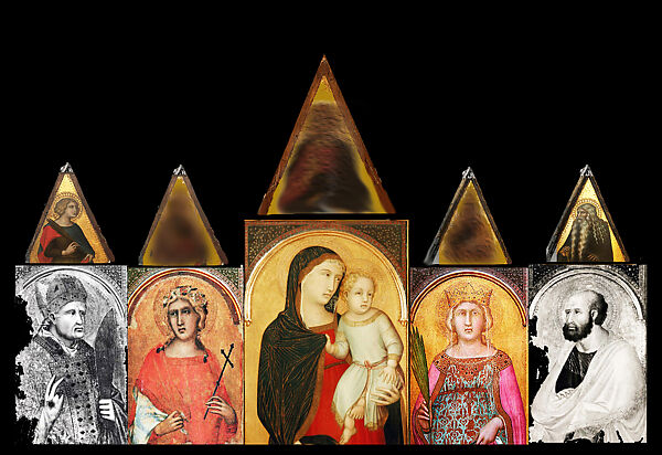 Saint Catherine of Alexandria, Pietro Lorenzetti (Italian, active Siena 1320–44), Tempera on wood, gold ground