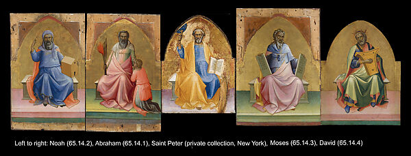 Moses, Lorenzo Monaco (Piero di Giovanni) (Italian, Florence (?) ca. 1370–1425 Florence (?)), Tempera on wood, gold ground