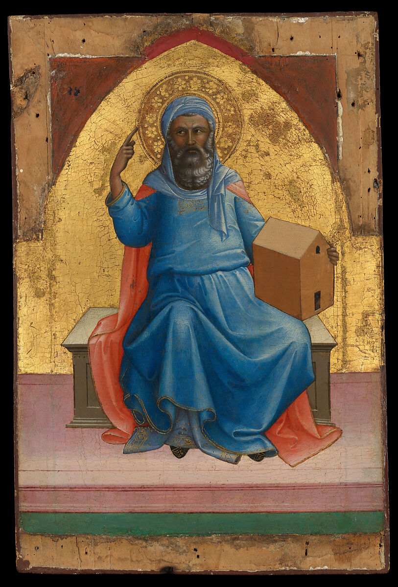 Noah, Lorenzo Monaco (Piero di Giovanni)  Italian, Tempera on wood, gold ground