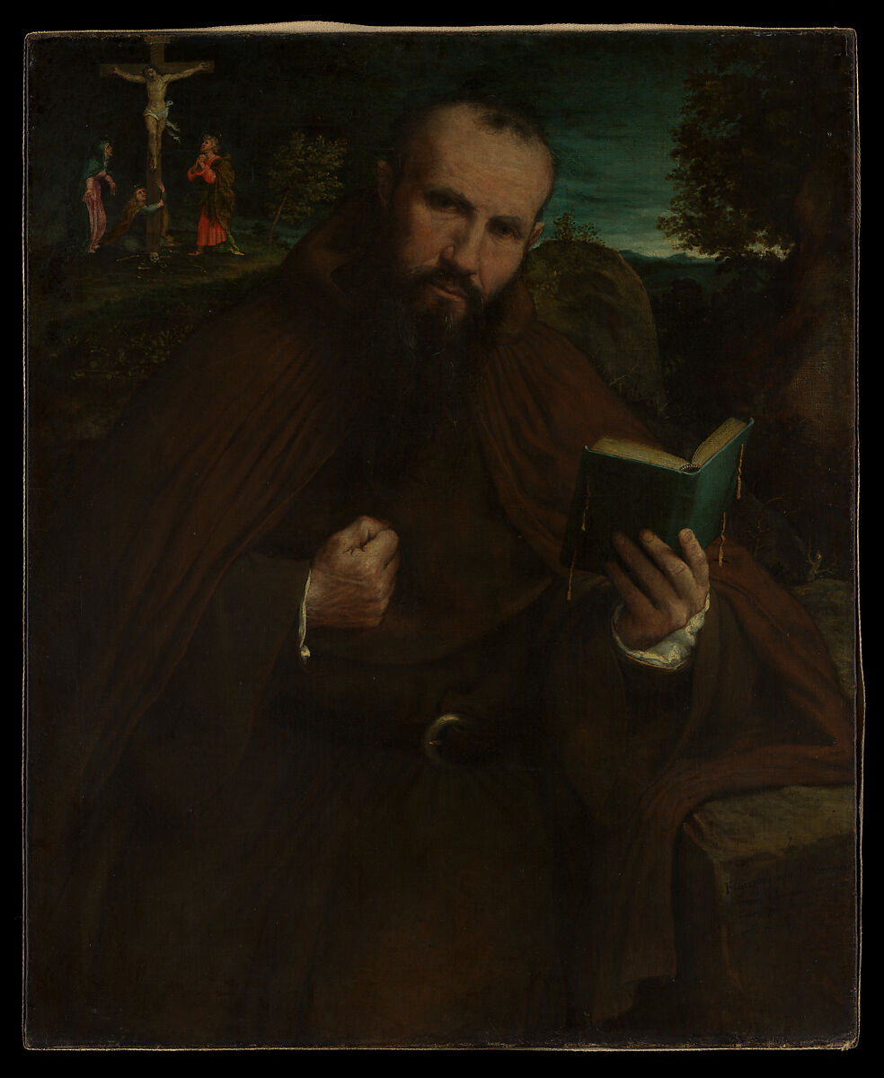 Brother Gregorio Belo of Vicenza, Lorenzo Lotto  Italian, Oil on canvas