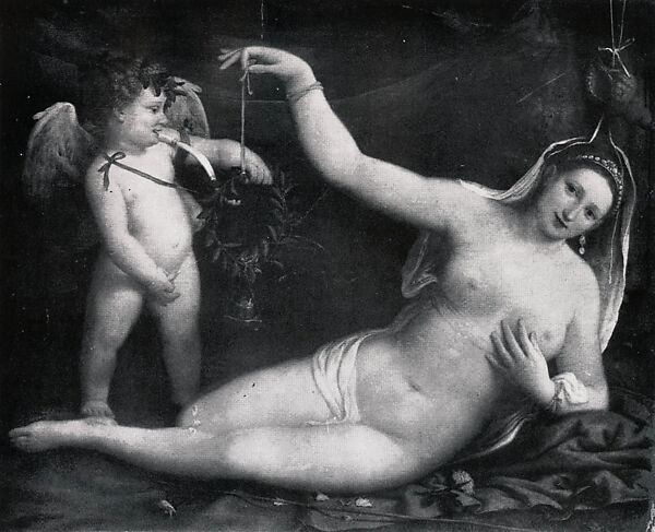 Venus and Cupid, Lorenzo Lotto (Italian, Venice ca. 1480–1556 Loreto), Oil on canvas