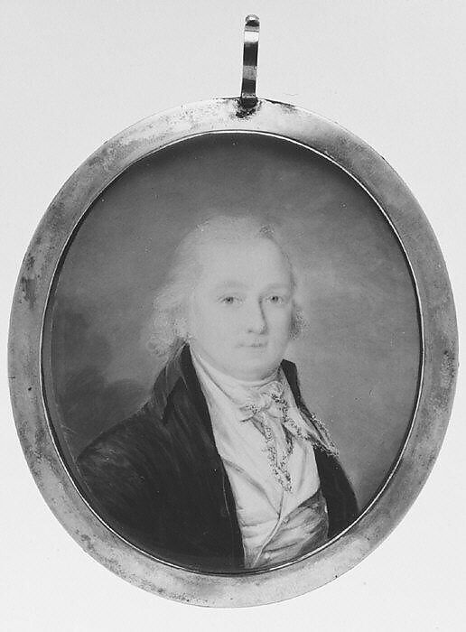 Portrait of a Man, Said to Be James Madison (1751–1836), Annibal Christian Loutherbourg (French, 1765–after 1795), Ivory 